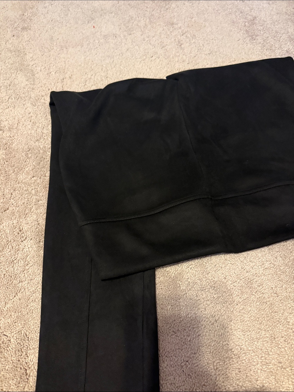 Black High-Waist Slim Leg Women's Pants - Picture 2 of 2